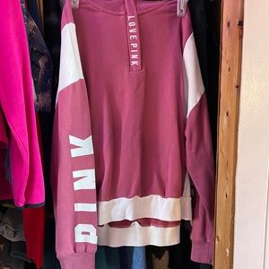 Pink vs zip up